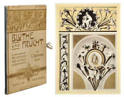 Bl¸the und Frucht in dekorativer Anordnung. Nach der Natur aufgenommen. Eine Sammlung von Studien f¸r das moderne Kunstgewerbe, enthaltend Friese, Pilaster, Fl‰chenmuster, F¸llungen, Geh‰nge, Stilleben und dergleichen nach nat¸rlichen Pflanzen und Ger‰then