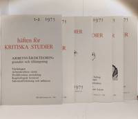 Häften för kritiska studier 1975 nr. 1-8.