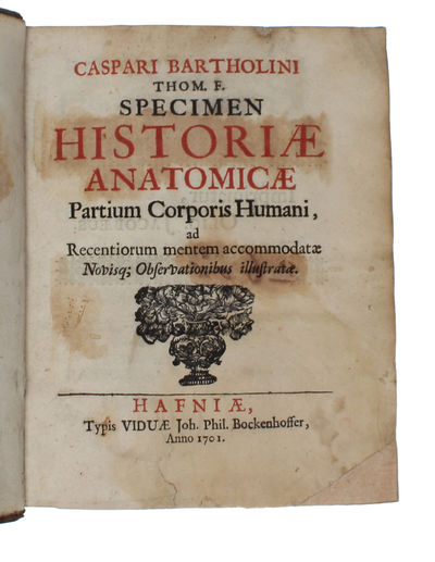 Specimen Historiae Anatomicae Partium Corporis…