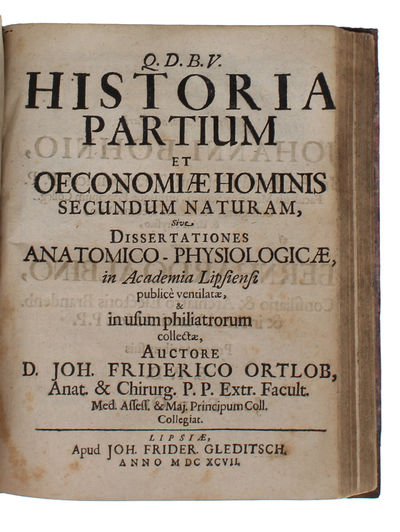 Specimen Historiae Anatomicae Partium Corporis Humani (Bartholin) (+) Historia partium et oeconomiae hominis secundum naturam, sive dissertationes (Ortlob). (photo 4)