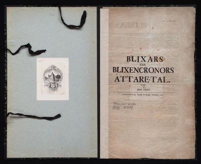 Blixars och Blixencronors ättare-tal. Upsatt af…