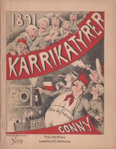 Karrikatyrer 1891 af Conny. No 9.