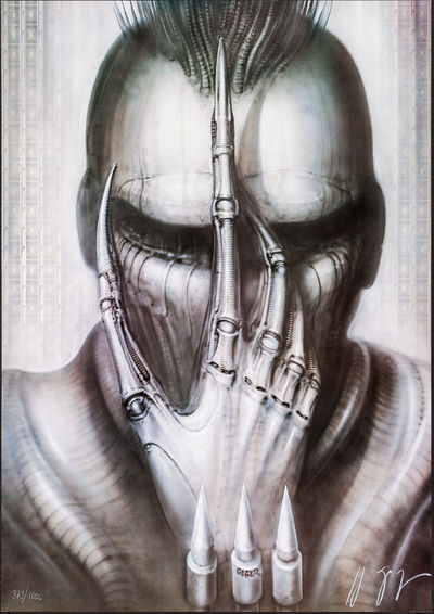 Autographed And Numbered Limited Edition 1985 26 X 37 Inches Beautiful Lithograph From The Poster Artwork Of Film Future Kill Autographed And Numbered Limited Edition 1985 26 X 37 Inches Beautiful Lithograph From The Poster Artwork Of Film Future Kill