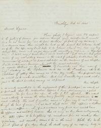1845 Letter from a Psi Upsilon Brother Concerning Fraternity Business and Rivalry with Delta Phi