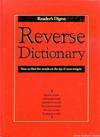 Reader's Digest Reverse Dictionary