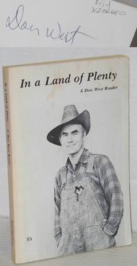 In a land of plenty; a Don West reader by West, Don, sketches by Constance Adams West - 1982