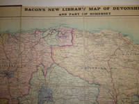 New Library Map of Devonshire and Part Somersetshire by BACON'S