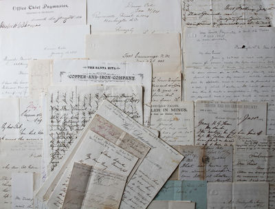 Group of Mostly Incoming Letters to General Henry Goddard Thomas, Army Paymaster, while stationed in various Western Forts 1868-1889