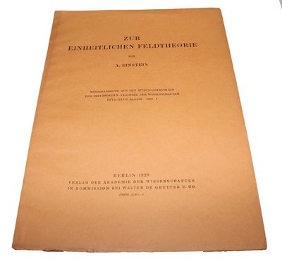 Einheitliche Feldtheorie von Gravitation und Elektrizität (+) Neue Möglichkeit für eine einheitliche Feldtheorie von Gravitation und Elektrizität (+)  Zur einheitlichen Feldtheorie (+) Einheitliche Feldtheorie und Hamiltonsches Prinzip (+) Über den ge... - [PMM 416 - A NEW THEORY OF GRAVITATION] (photo 3)