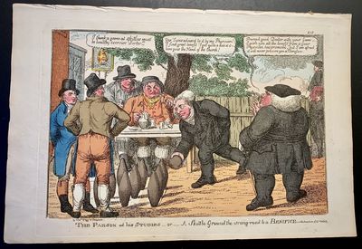 The Parson at his Studies___or___A Skittle Ground the wrong road to a BENEFICE