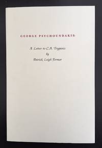 George Psychoundakis : A Letter To C.A.Trypanis (Limited Lettered Edition: Signed By The Author)