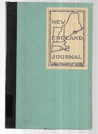 New England Journal by Shurcliff, Arthur a - 1931