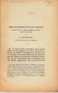 cover of Über die Bewegungen des Pharynx. Bemerkungen zu einigen stereoskopischen Momentaufnahmen