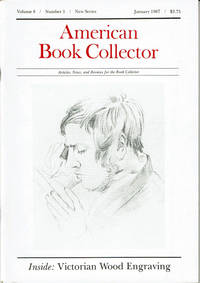 RAYMOND CARVER: A Bibliographical Checklist. (In American Book Collector. Volume 8, Number 1, New Series. January 1987. by (Carver, Raymond). Stull, William L.; compiler - 1987.