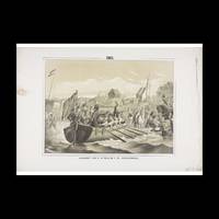 1813 / Arrival of Z.M. Willem I in Scheveningen, Photo Rag Bright White, Premium Quality, A4