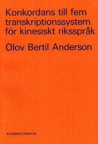 Konkordans till fem transkriptionssystem för…