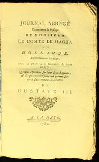 Journal abrégé concernant le passage de monsieur…