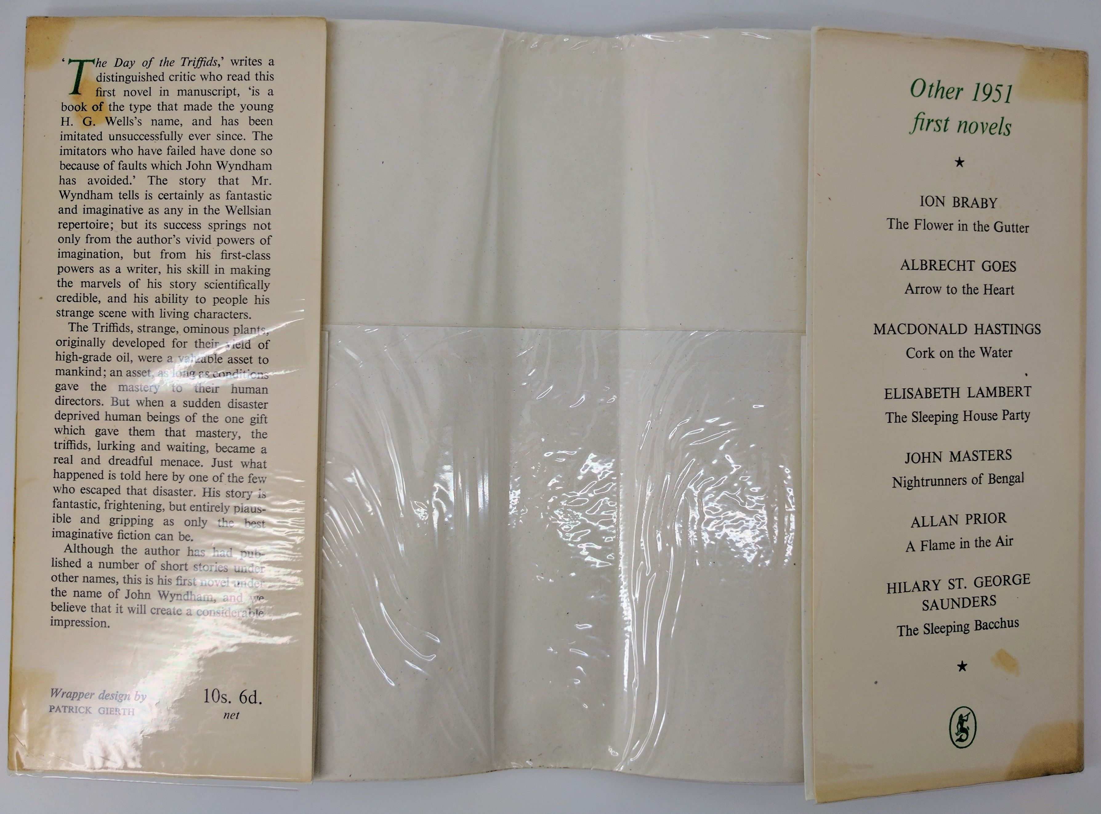 The Day of the Triffids by John Wyndham | 1951 | Michael Joseph | Biblio