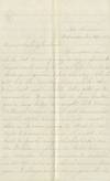 A Pair of Letters Written by the Wife of a 105th Illinois Officer at the Close of the Civil War, Centered on a Suspicious Figure Carrying a Valuable Object and the Fear of Deception, and of Losing Her Husband: “He has told half a doz different stories already about his capture […] Such conflicting ones create suspicion.”