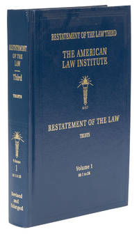 cover of Restatement of the Law Trusts 3d. Volume 1 (2003) with 2009 supplement