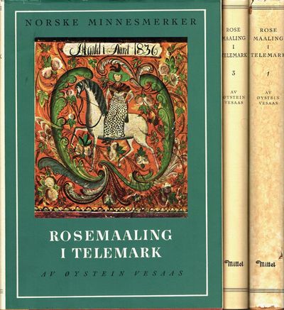 Rosemaaling i Telemark. Bind I-III. [Norske…