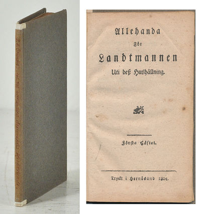 Allehanda för landtmannen uti dess hushållning.…