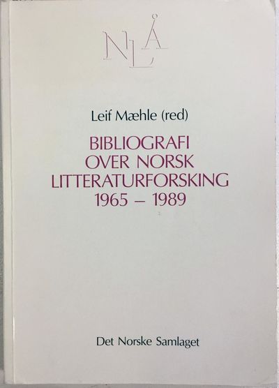 Bibliografi over norsk litteraturforsking 1965 -…