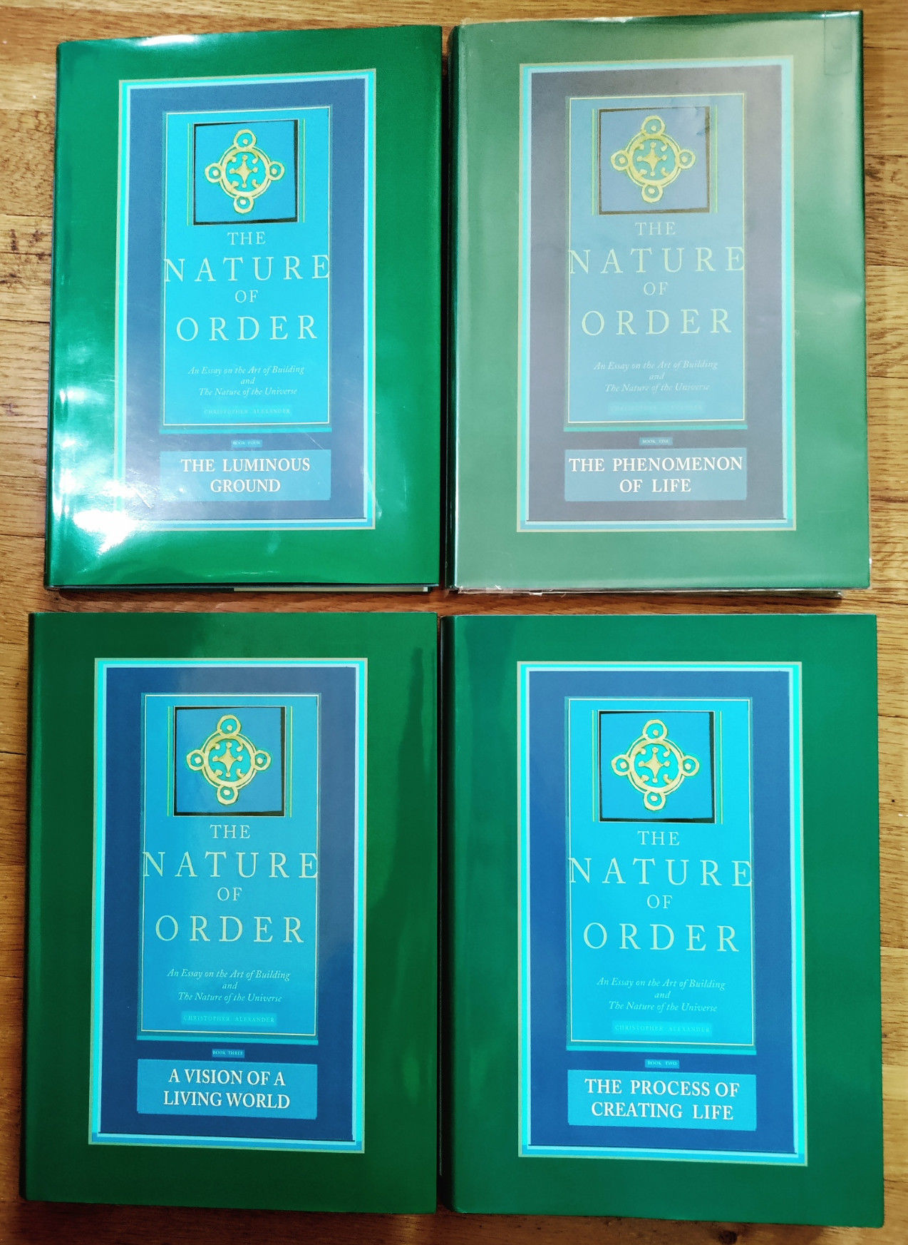 The Nature of Order (4 Volumes ) Signed by Christopher Alexander