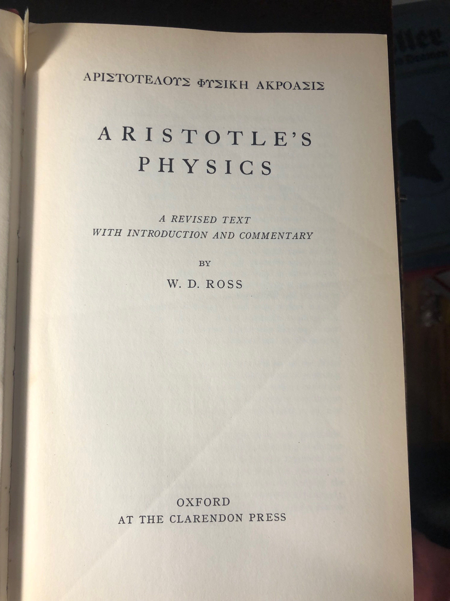 Aristotle's physics W. D. Ross 2巻セット Aristotle's physics W. D. Ross 2巻セット 【公式通販】