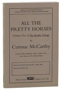 All the Pretty Horses by McCarthy, Cormac - 1992