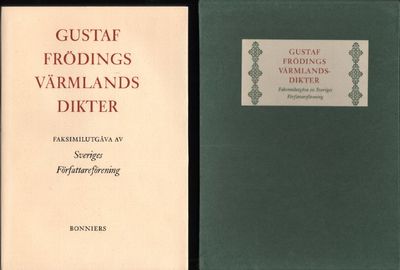 GUSTAF FRÖDINGS VÄRMLANDSDIKTER.