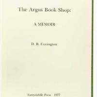 The Argus Bookshop by Covington, D.B - 1977