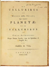 DE TELLURIBUS IN MUNDO NOSTRO SOLARI, QUAE VOCANTUR PLANETAE: ET DE TELLURIBUS IN COELO...