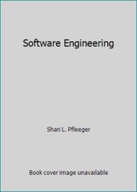 Software Engineering by Shari L. Pfleeger - Hardcover - 1987 - from ThriftBooks (SKU: G0023957204I3N00)