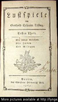 Lustspiele. 2 Theile. Der junge Gelehrte. Die…