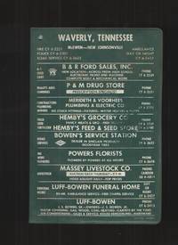 Telephone Directory, December 1961, Waverly, Tenn. , Mcewen Including New  Johnsonville