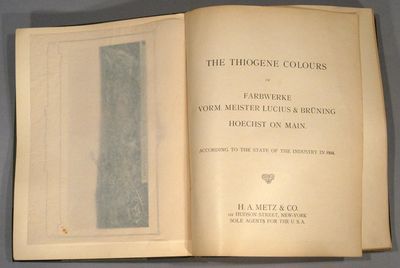 THIOGENE COLOURS... ACCORDING TO THE STATE OF THE INDUSTRY IN 1904