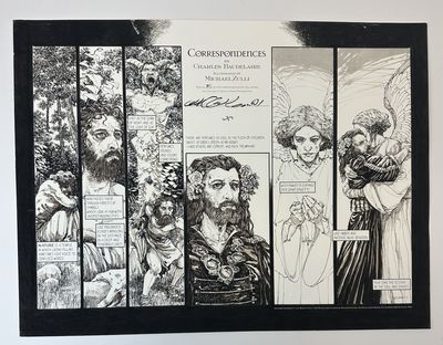 ORIGINAL "CORRESPONDENCES BY CHARLES BAUDELAIRE" SCREEN PRINT POSTER [Signed]