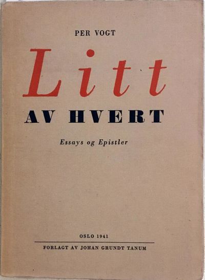 Litt av hvert. Essays og epistler