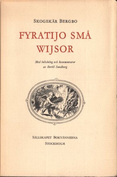 FYRATIJO SMÅ WIJSOR.