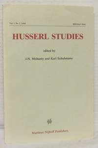 Husserl Studies. Vol. 1, No 1, 1984.