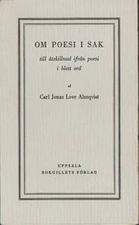 Om poesi i sak till åtskillnad ifrån poesi i…