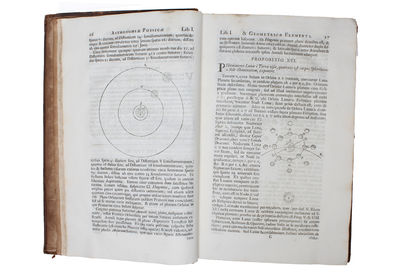Astronomiae Physicae & Geometricae Elementa. - [WITH THE FIRST PRINTING OF NEWTON'S "LUNAE THEORIA" AND THE FIRST UNVEILING OF  NEWTON'S CALSSICAL SCHOLIA] (photo 3)