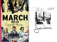 March: Book One (Oversized Hardcover Edition) **SIGNED 3X, 1st Edition/1st Printing +Photo!! RARE! **