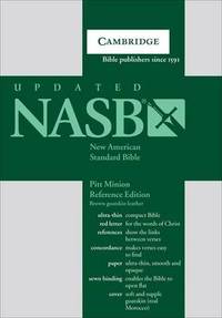 NASB Pitt Minion Reference Bible, Brown Goatskin Leather, Red-letter Text, NS446XR Brown Goatskin...