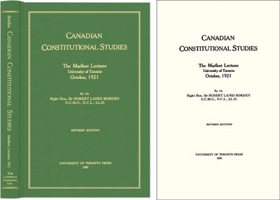 Canadian Constitutional Studies: The Marfleet Lectures..