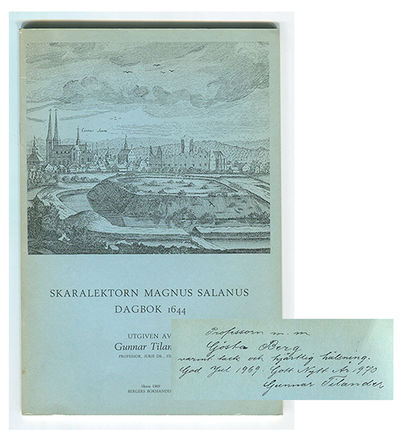 Skaralektorn Magnus Salanus dagbok 1644. Utgiven…