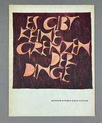 Modern German Book Design: An Exhibition Arranged by Börsenverein Des Deutschen Buchhandels,...