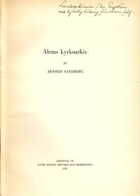 Ålems kyrkoarkiv.