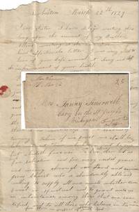 1829 - Letter from Josiah C. Goodridge in New Hampshire to his sister at the Carrey Pottawattamie Indian Reservation at Niles, Michigan